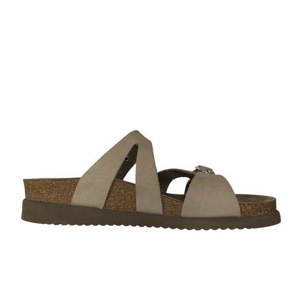 MEPHISTO HANNEL SANDALS WARM GREY VELOUR Size 38 - Picture 6 of 13